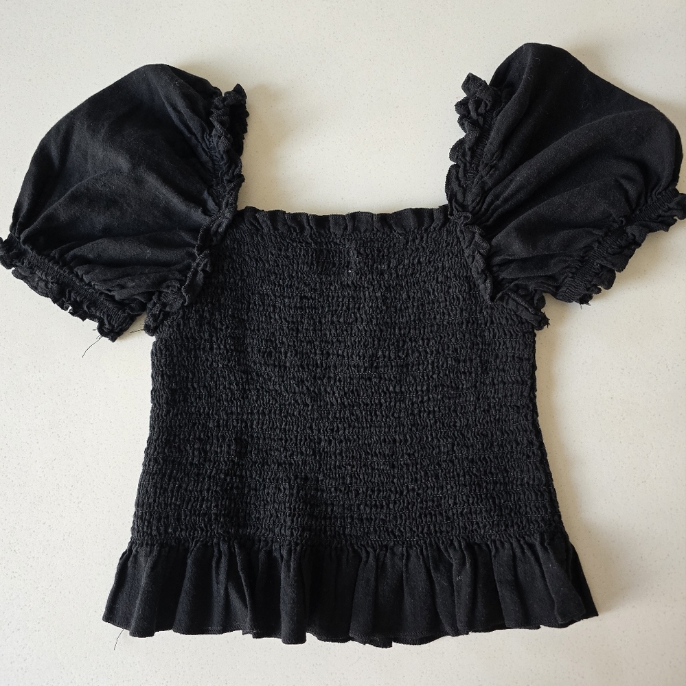 Black fridge Girls youth top